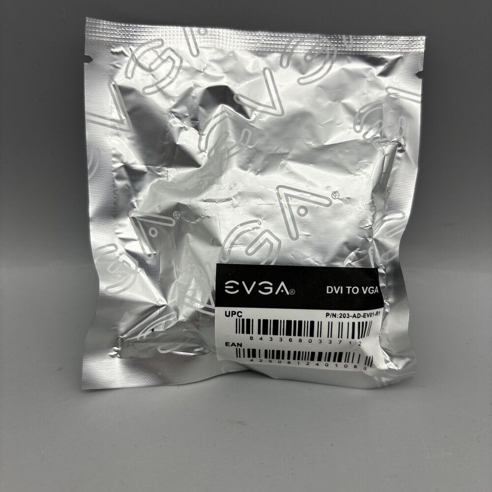 EVGA‎ Video Monitor Adapter - 29 pin DVI-I (Dual-Link) Male to 15 pin VGA Female